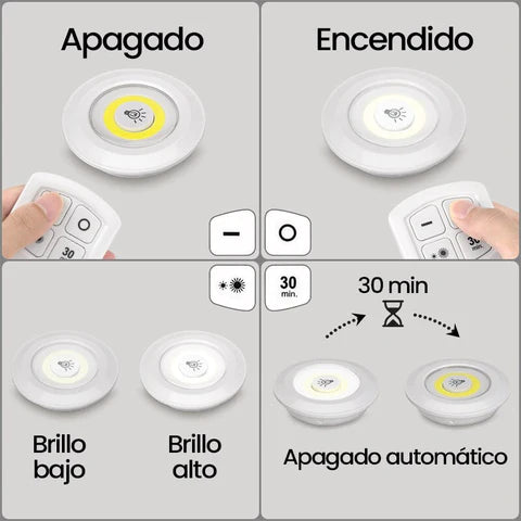 JUEGO LUCES LED CON MANDO